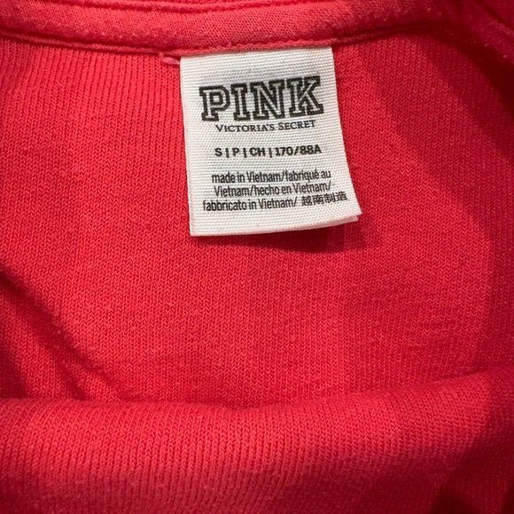 PINK Victoria's Secret Black Floral Leggings and Matching Sweatshirt - Picture 4 of 5